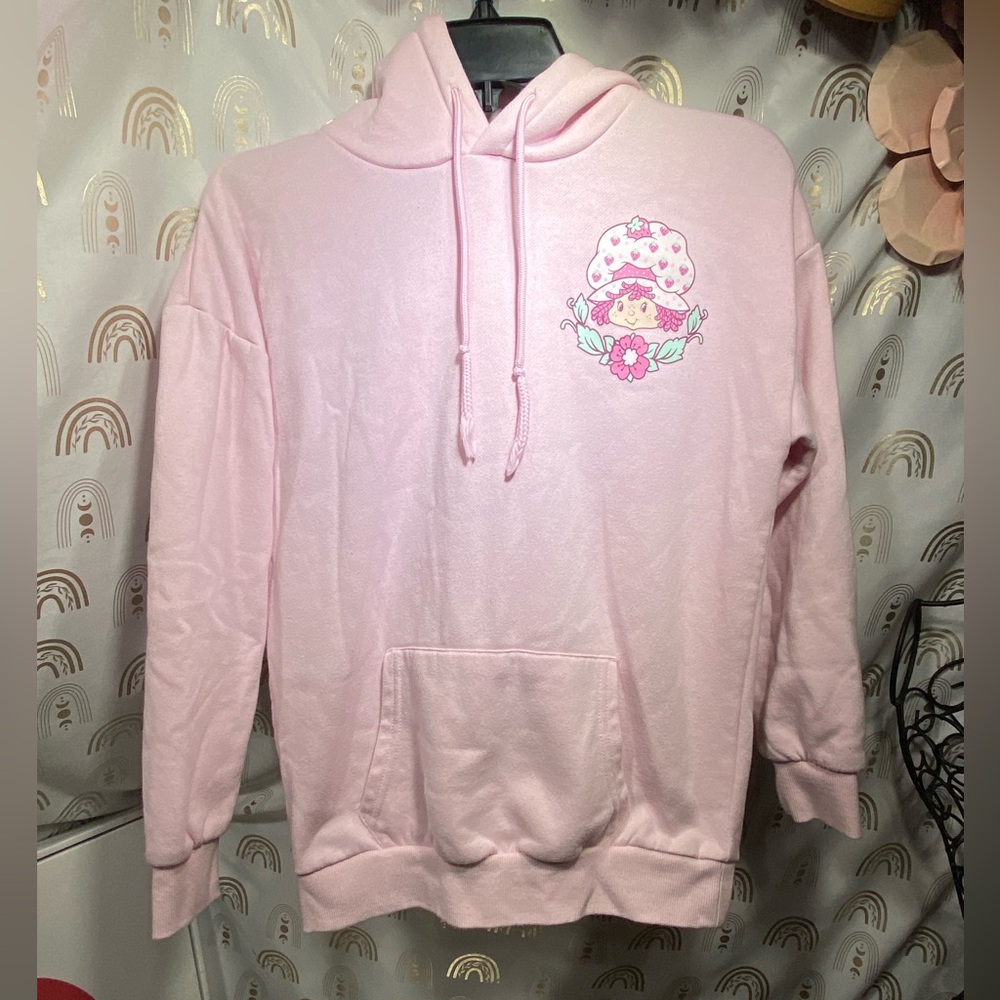Cozy Pink Hoodie with Floral Embroidery